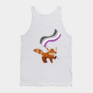 Red Panda Asexual Pride Tank Top